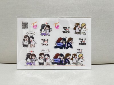 自製TIME TO TWICE魷魚遊戲貼紙 TTT魷魚遊戲版